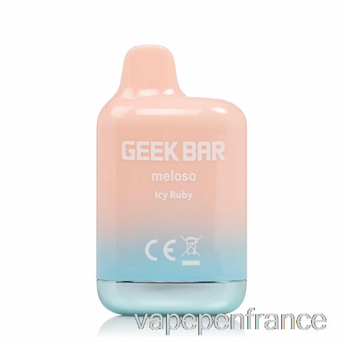 Geek Bar Meloso Mini 1500 Stylo Vape Rubis Glacé Jetable